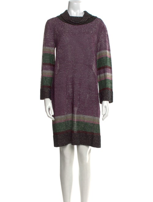 M Missoni Striped Mini Dress