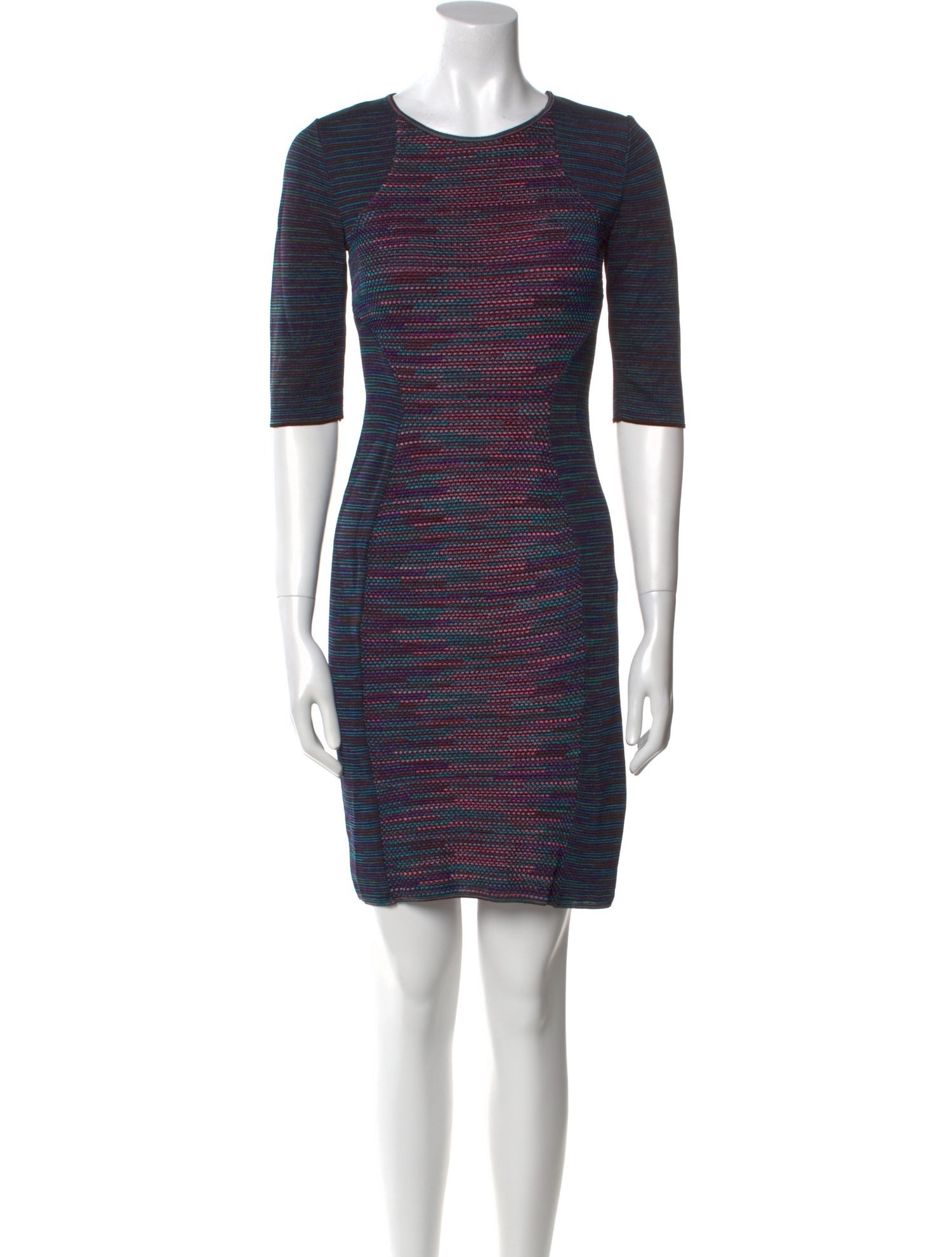 M Missoni Striped Mini Dress