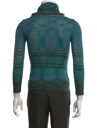 M Missoni Merino Wool Striped Pullover