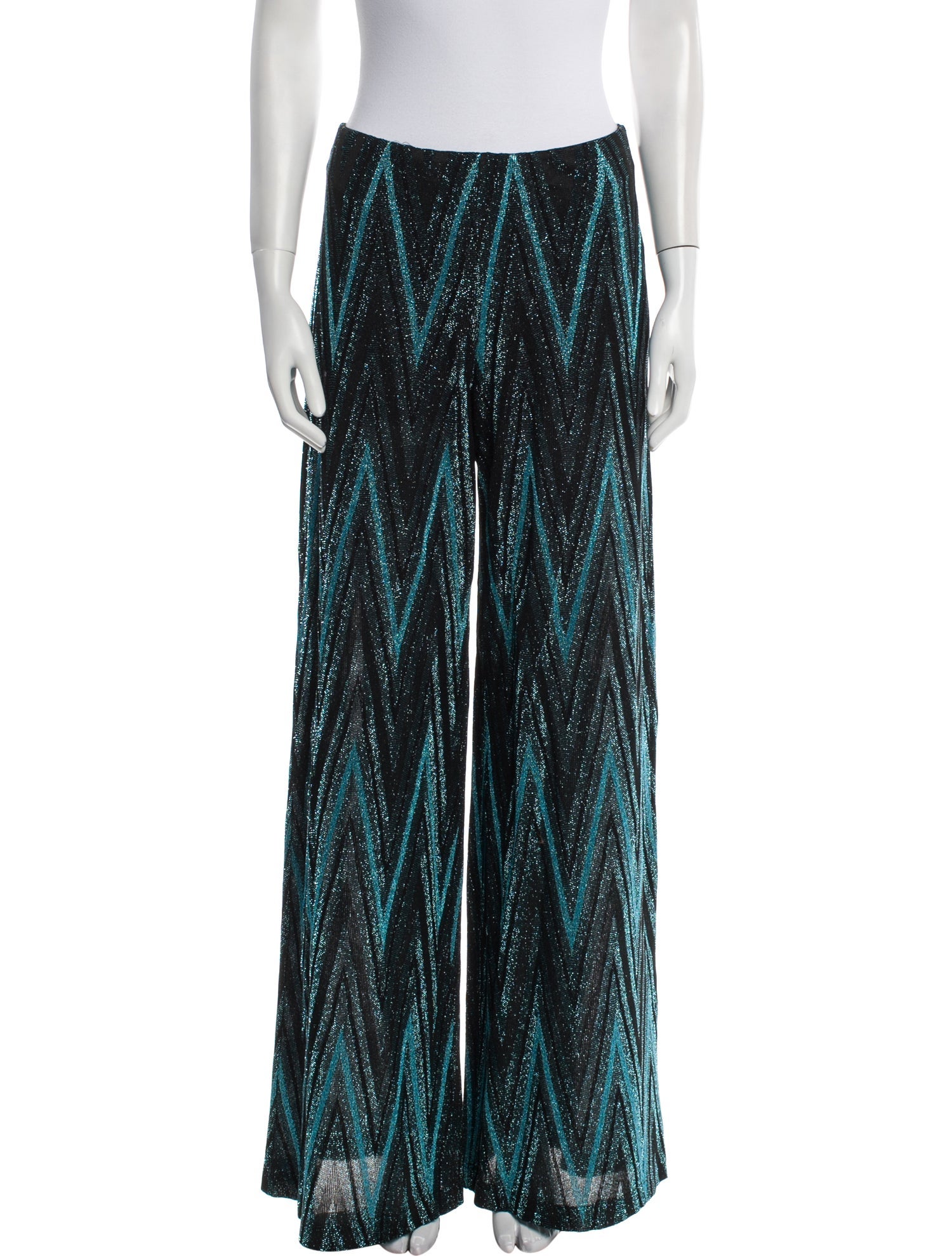 M Missoni Striped Wide Leg Pants