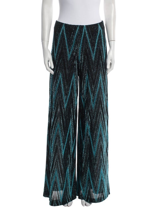 M Missoni Striped Wide Leg Pants