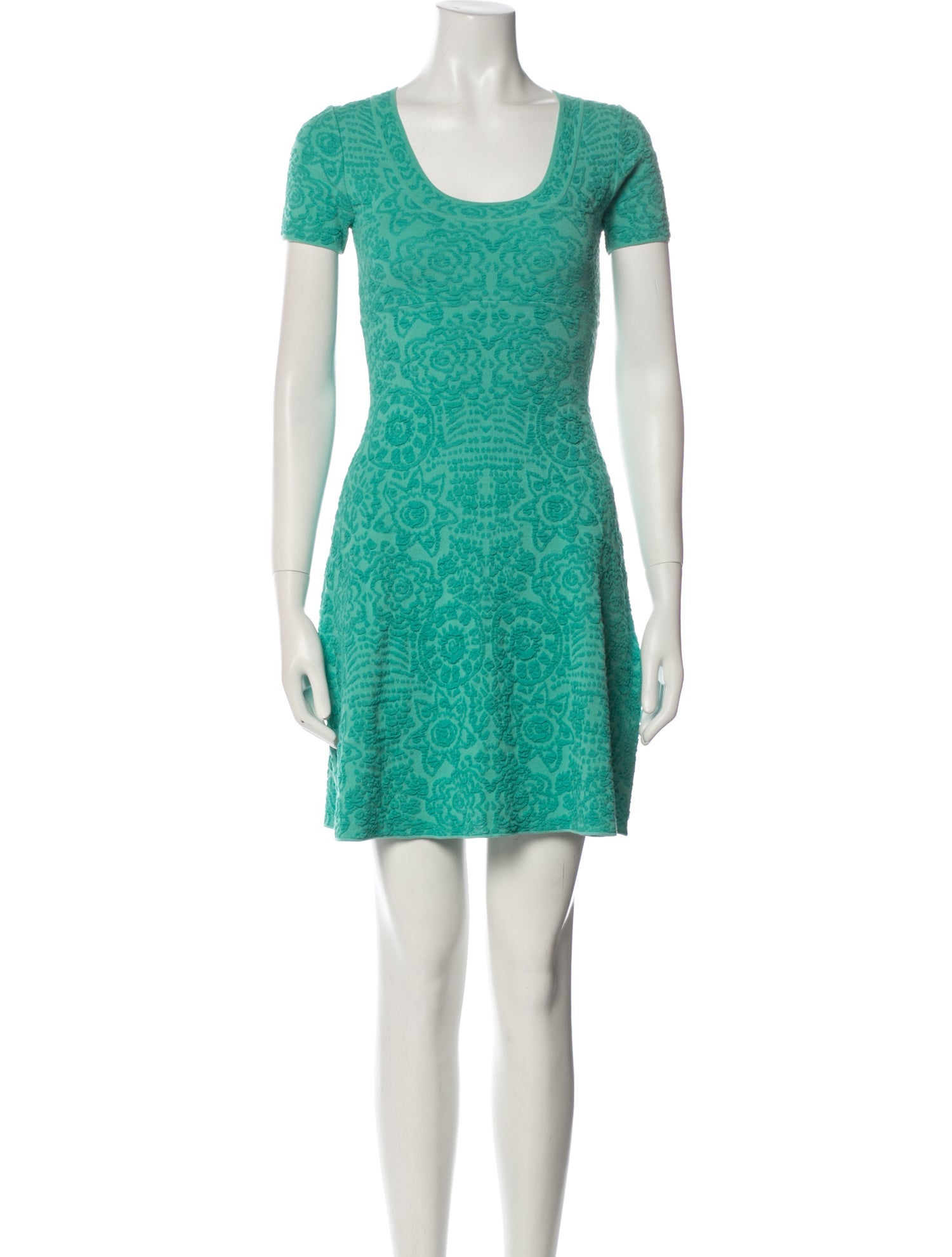 M Missoni Lace Pattern Mini Dress