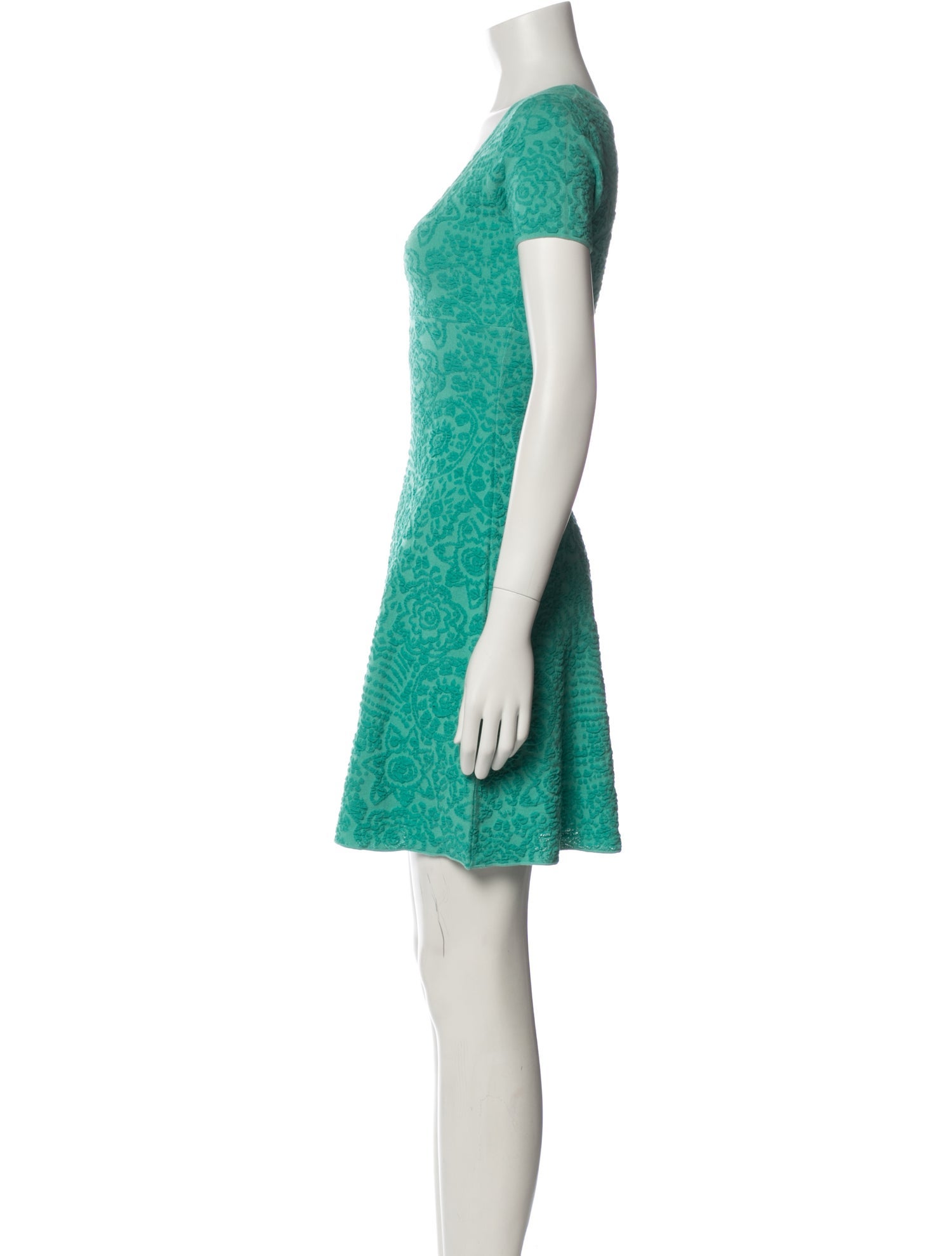 M Missoni Lace Pattern Mini Dress