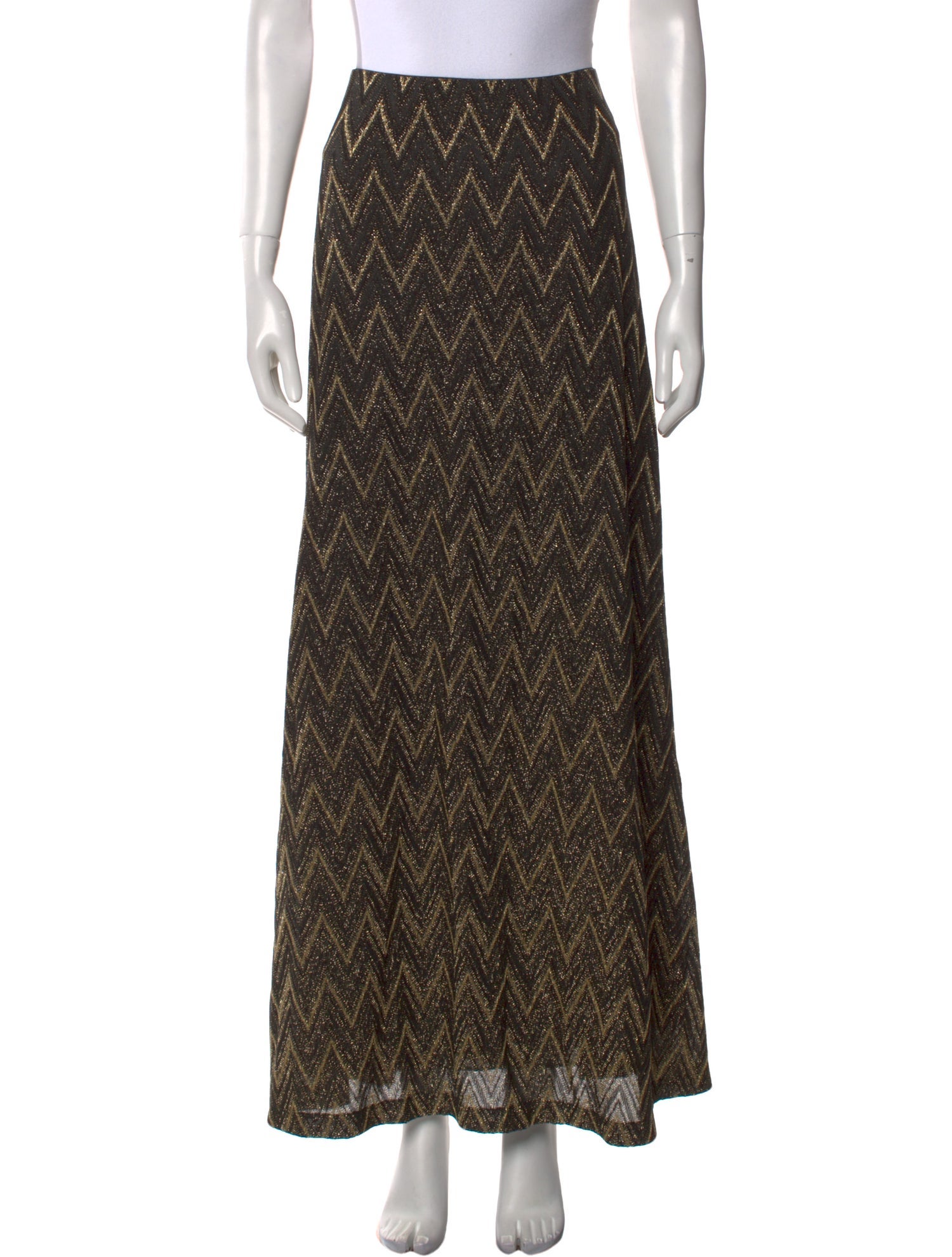 M Missoni Linen Long Skirt