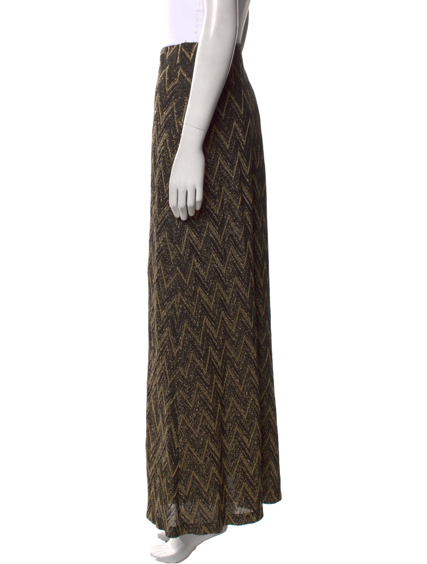 M Missoni Linen Long Skirt
