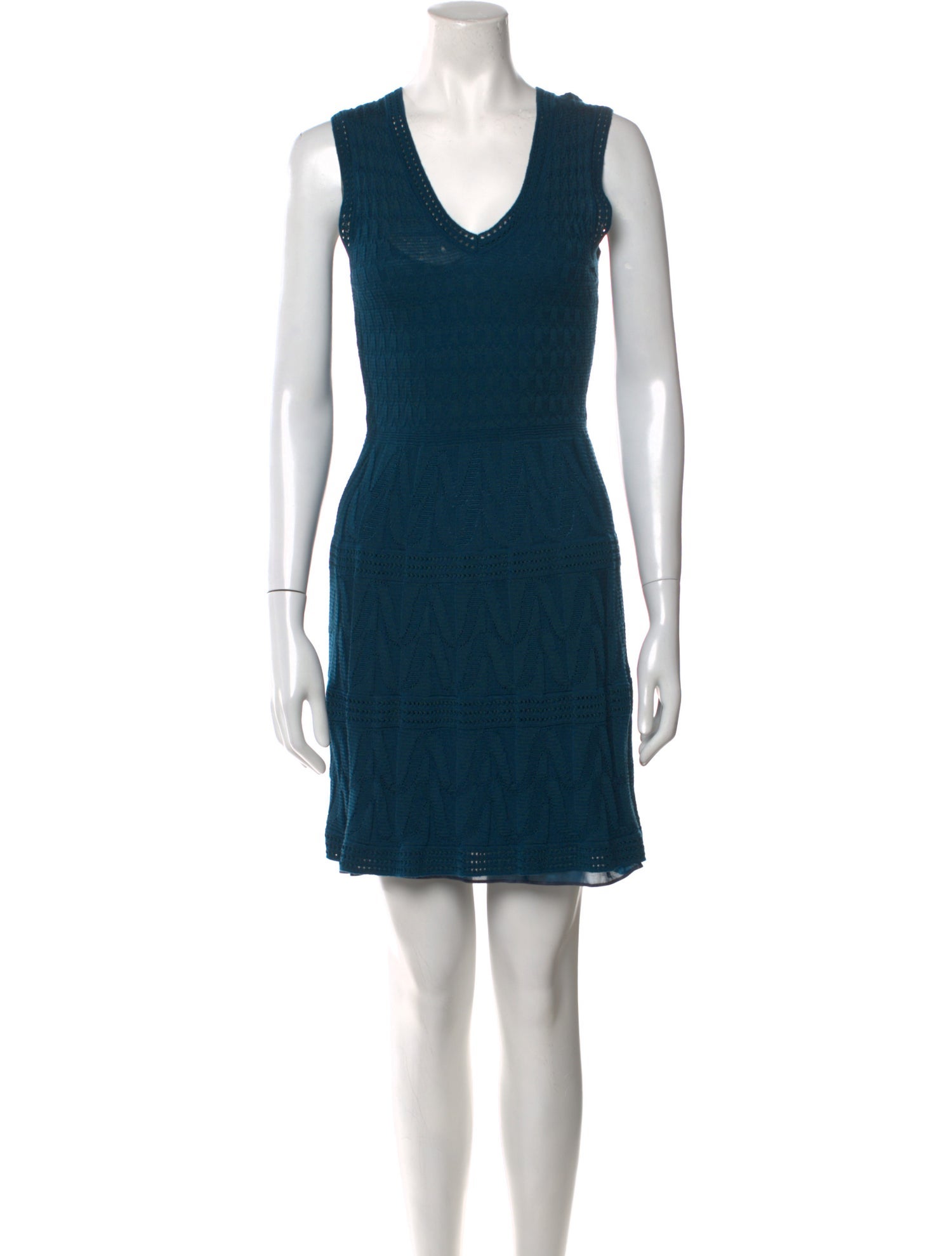 M Missoni Virgin Wool Mini Dress
