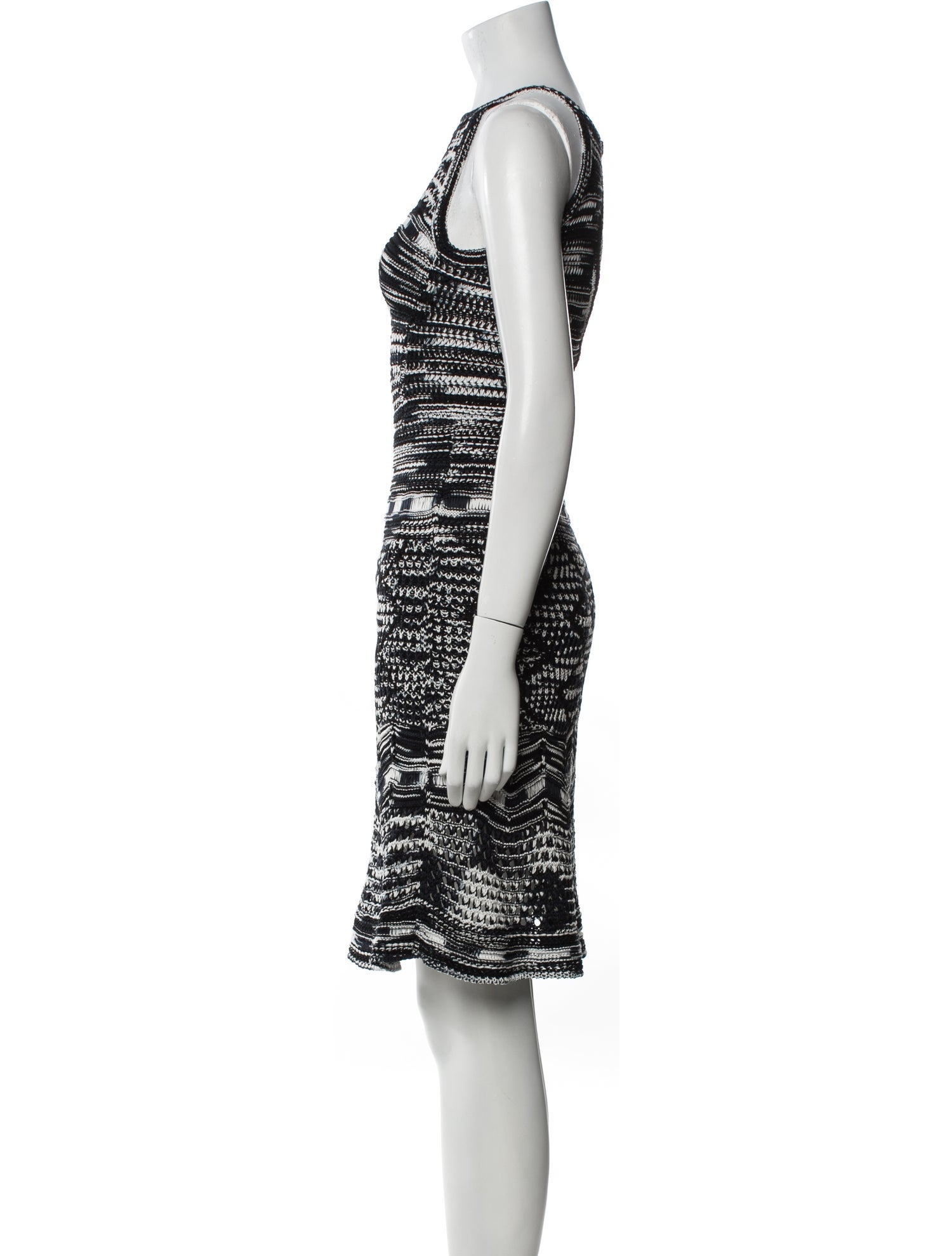 M Missoni Printed Knee-Length Dress