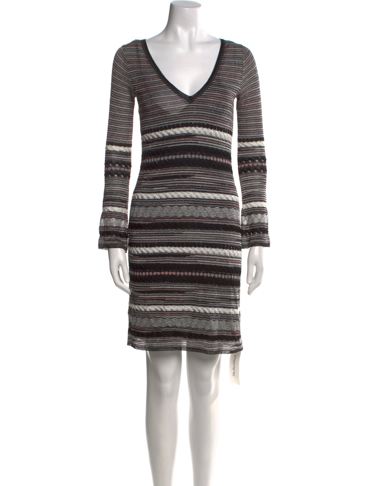 M Missoni Striped Mini Dress