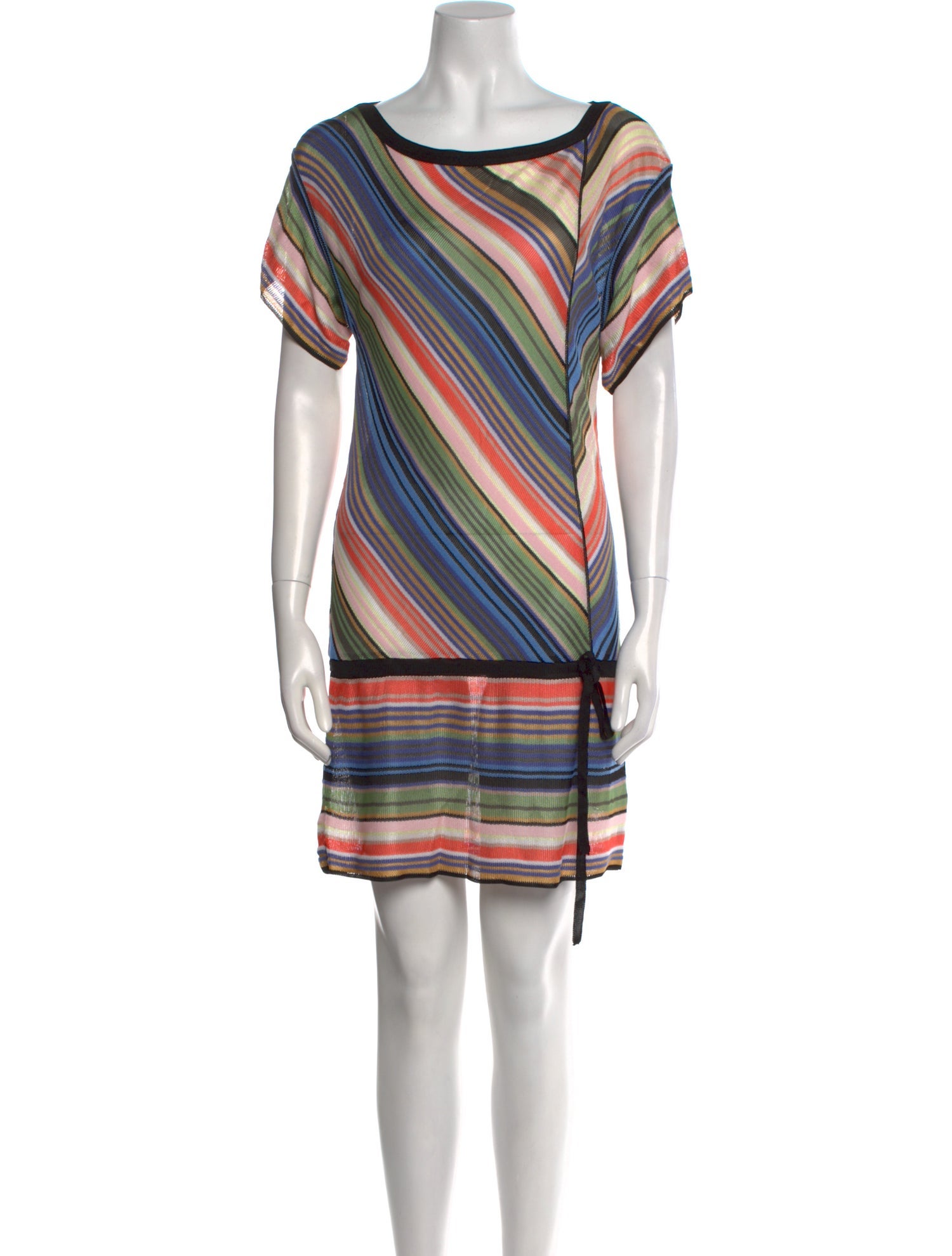 M Missoni Striped Mini Dress