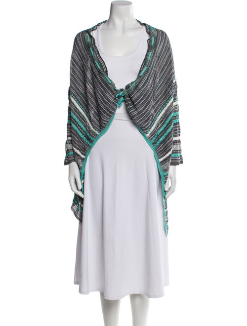 M Missoni Striped V-Neck Sweater