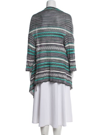 M Missoni Striped V-Neck Sweater