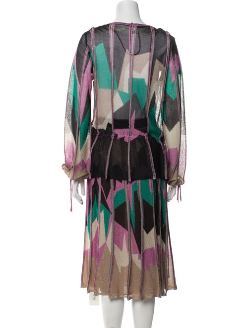 M Missoni Linen Printed Skirt Set