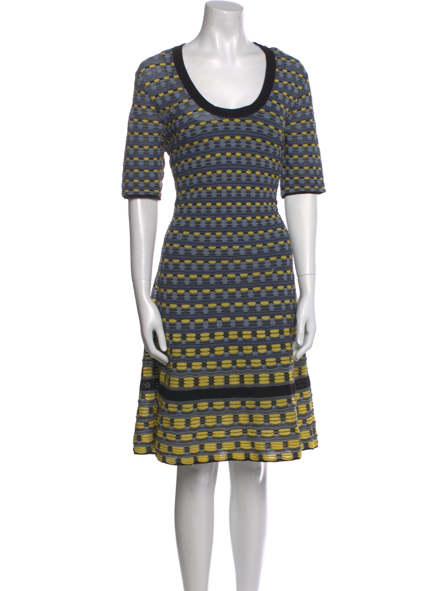 M Missoni Striped Mini Dress