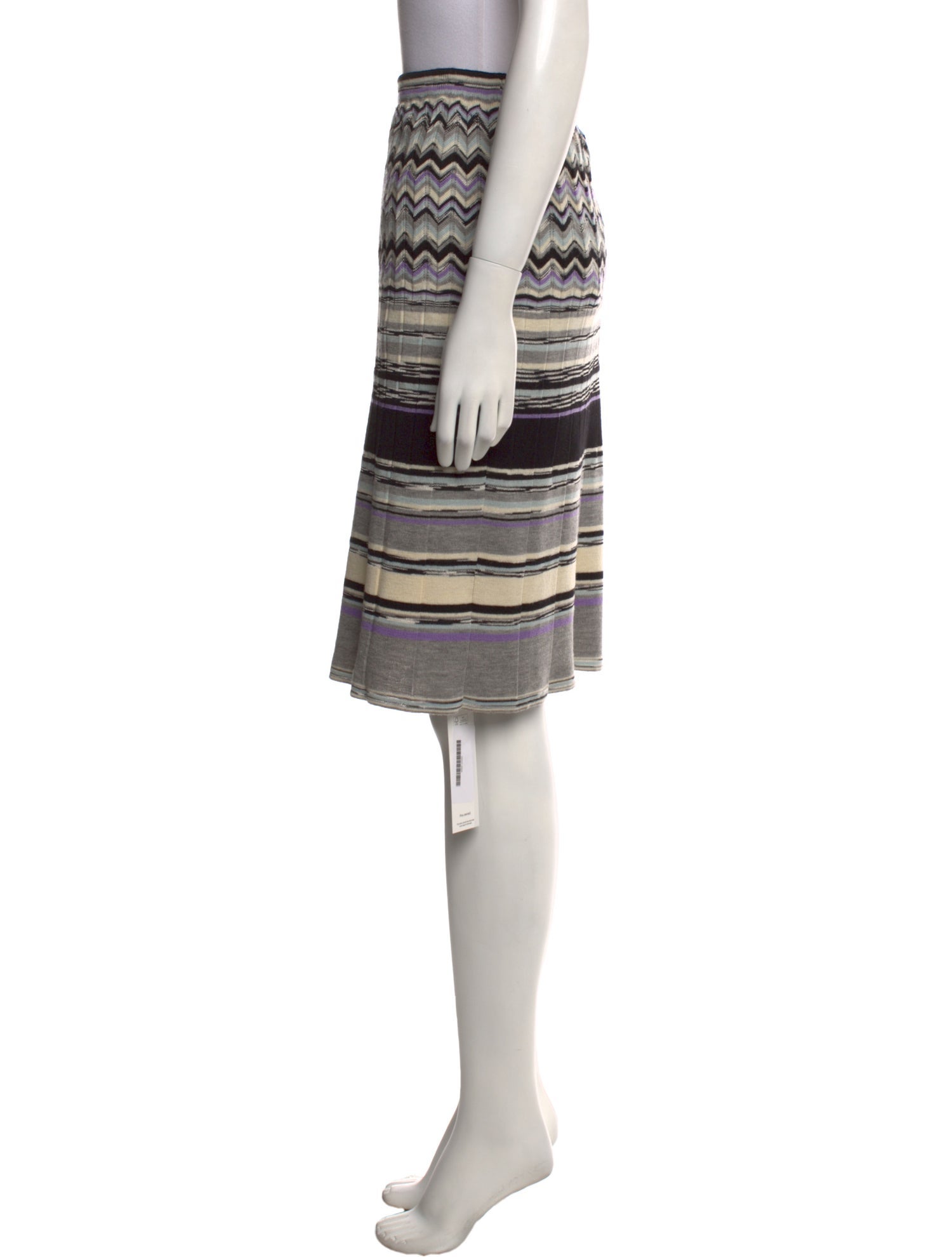 M Missoni Merino Wool Knee-Length Skirt