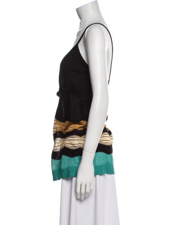 M Missoni V-Neck Sleeveless Top