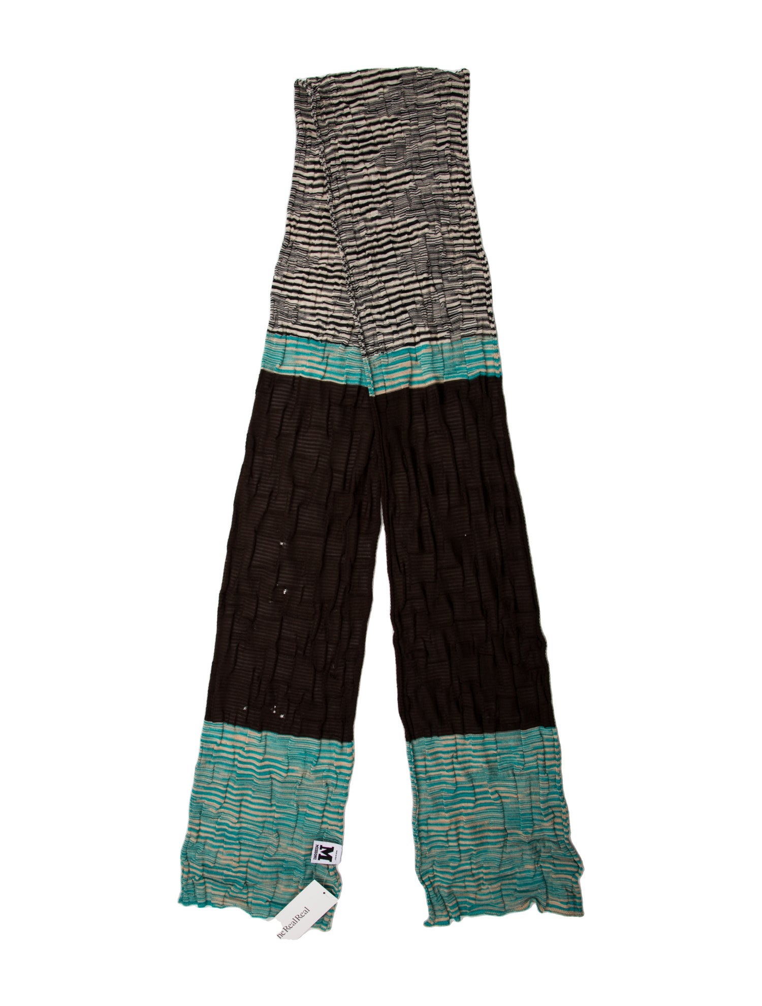 M Missoni Wool Striped Scarf