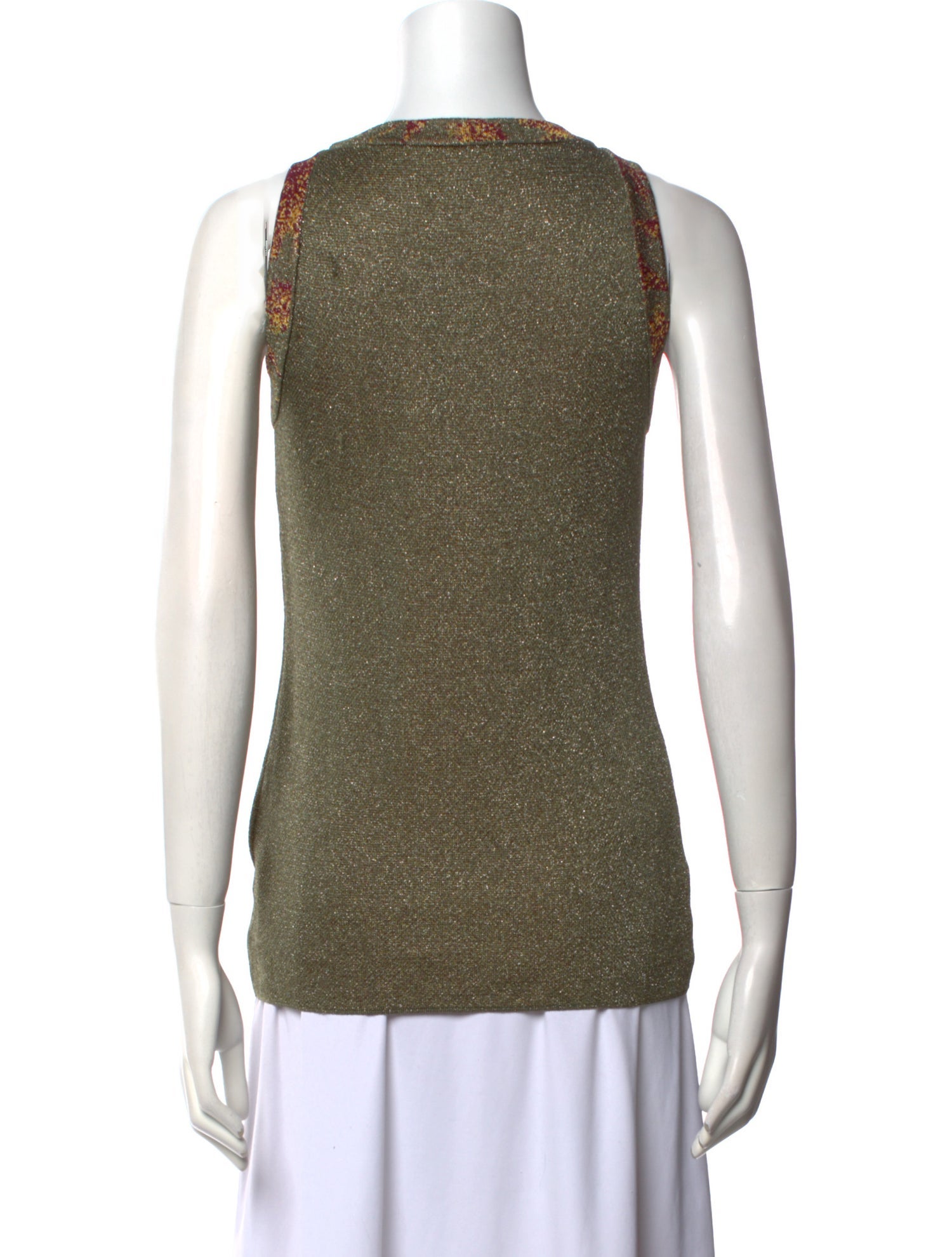 M Missoni Printed Crew Neck Sweater