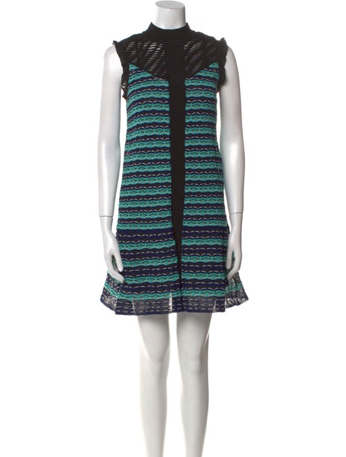 M Missoni Striped Mini Dress