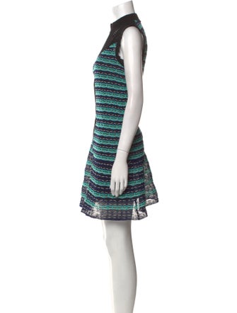M Missoni Striped Mini Dress