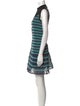 M Missoni Striped Mini Dress