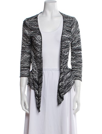 M Missoni Patterned V-Neck Sweater