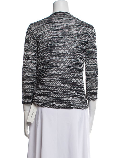 M Missoni Patterned V-Neck Sweater