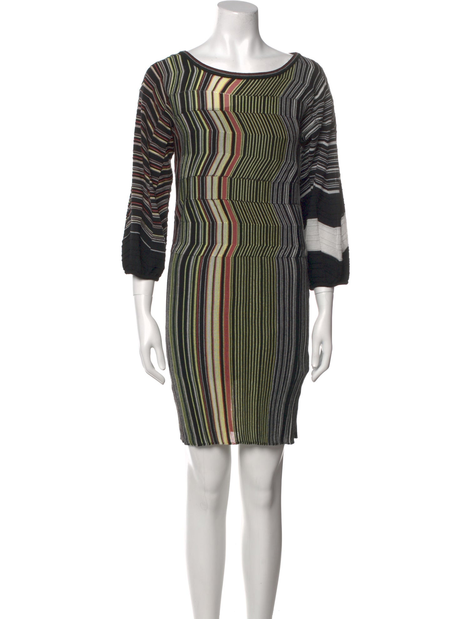 M Missoni Merino Wool Knee-Length Dress
