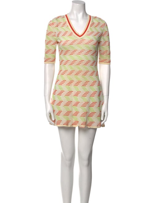 M Missoni Striped Mini Dress