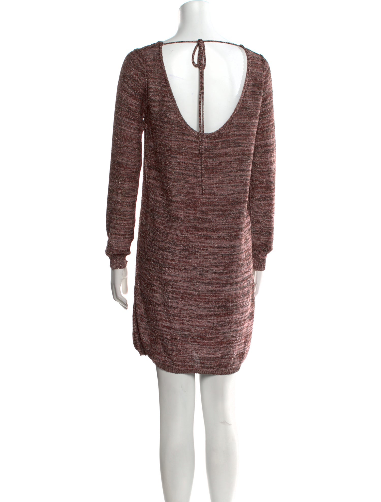 M Missoni Bateau Neckline Mini Dress