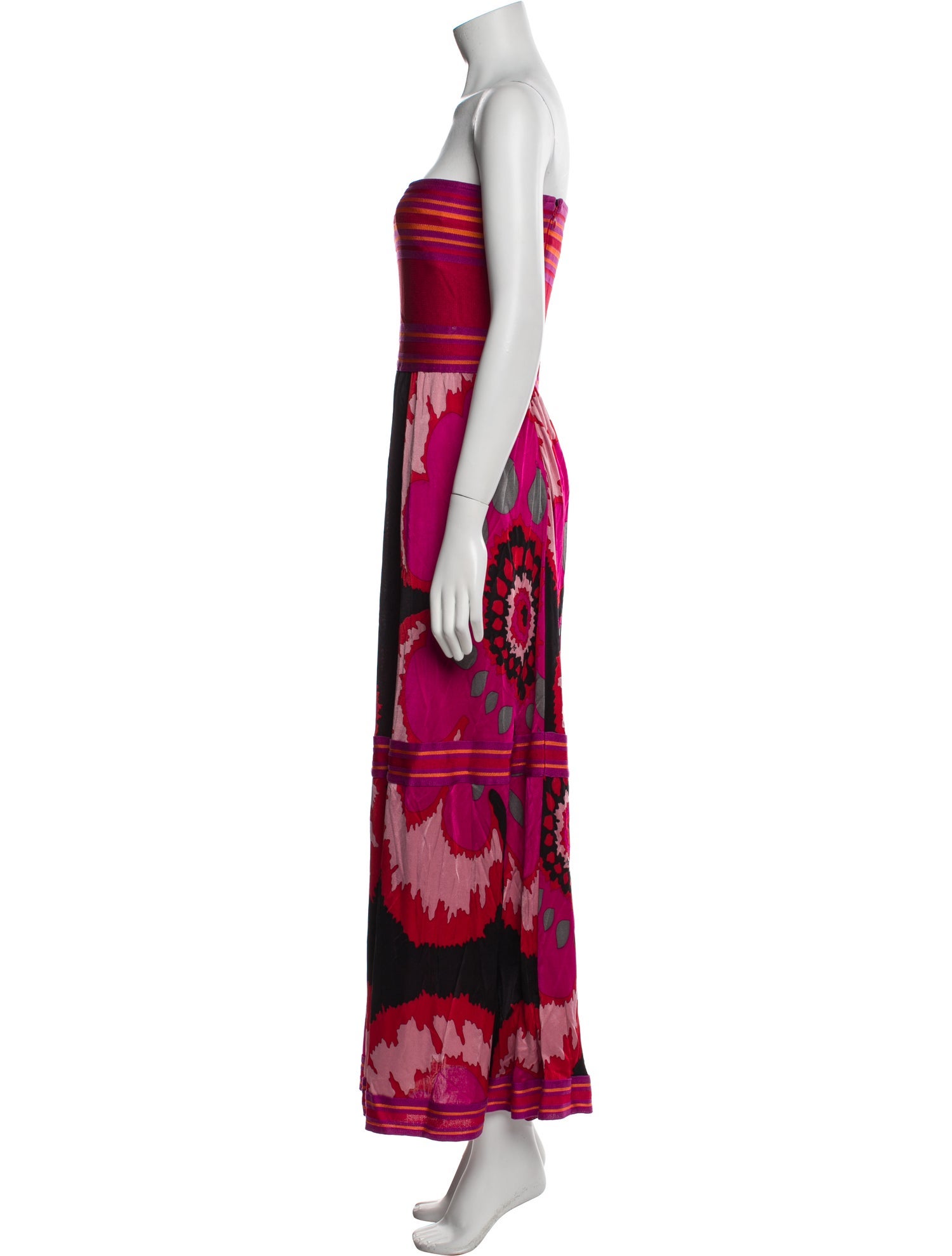 M Missoni Printed Long Dress