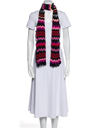 M Missoni Wool Striped Scarf