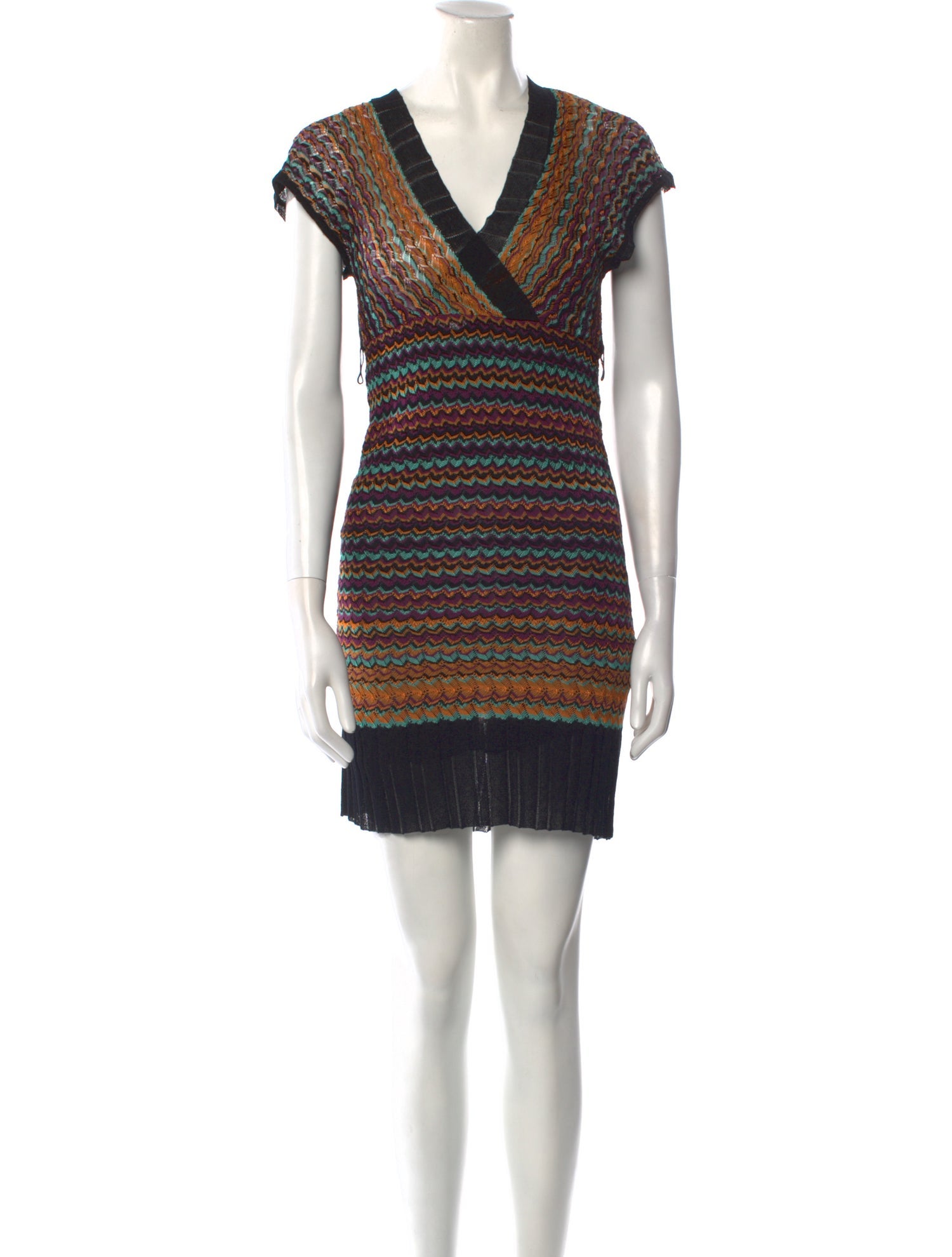 M Missoni Striped Mini Dress
