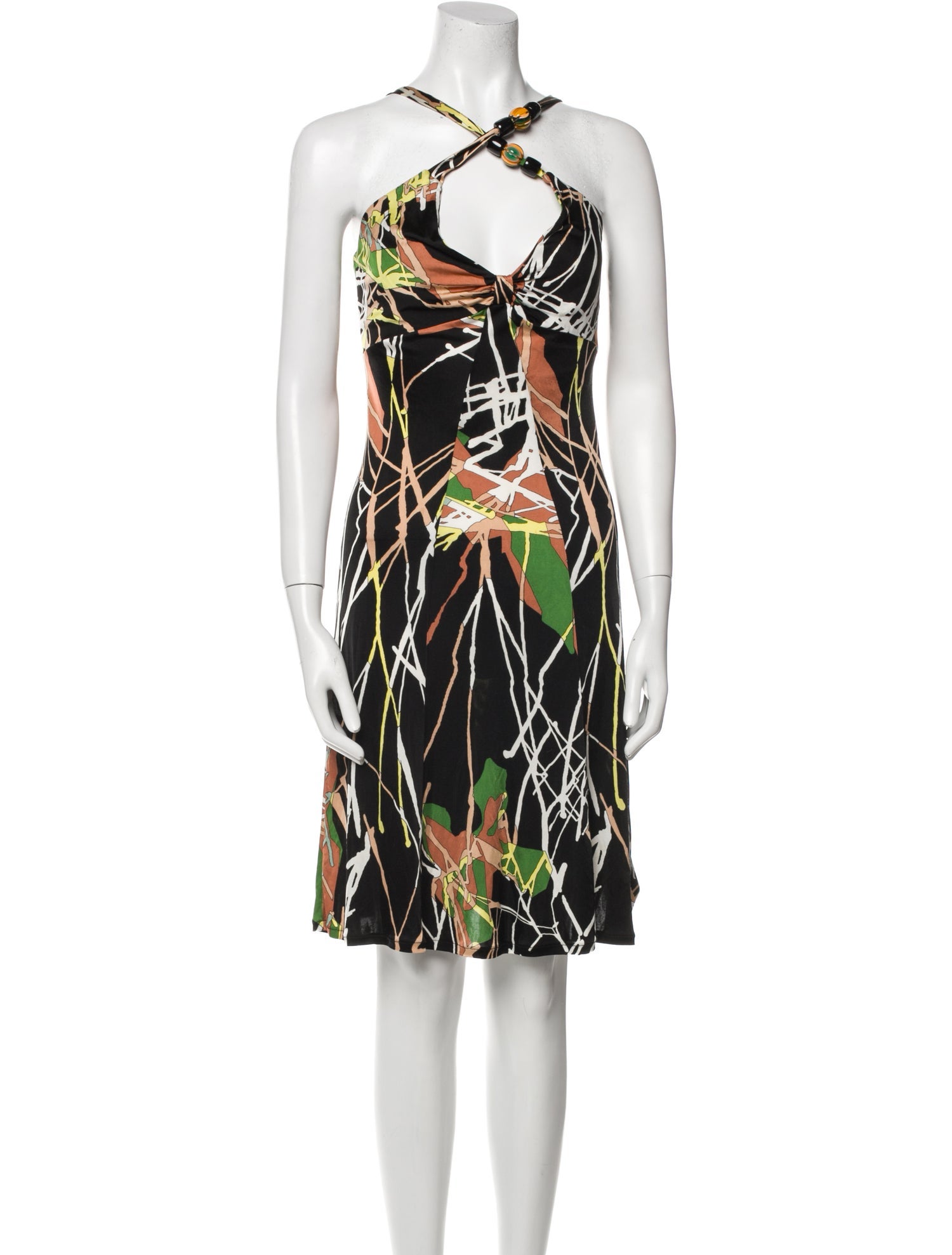 M Missoni Printed Knee-Length Dress