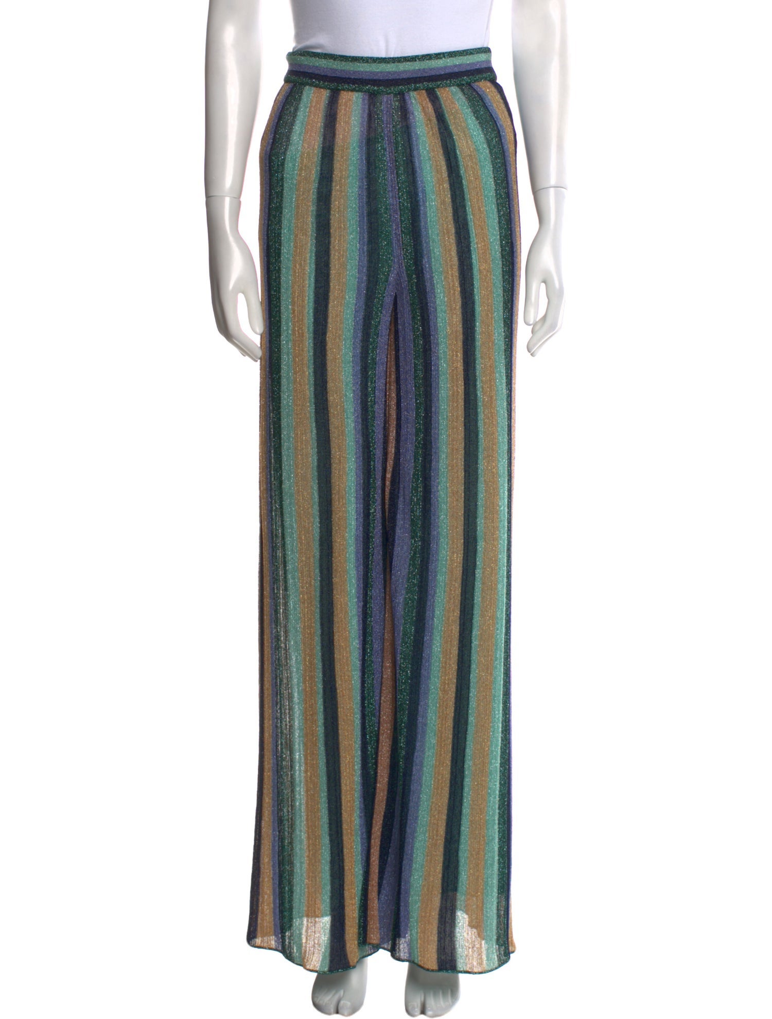 M Missoni Striped Wide Leg Pants