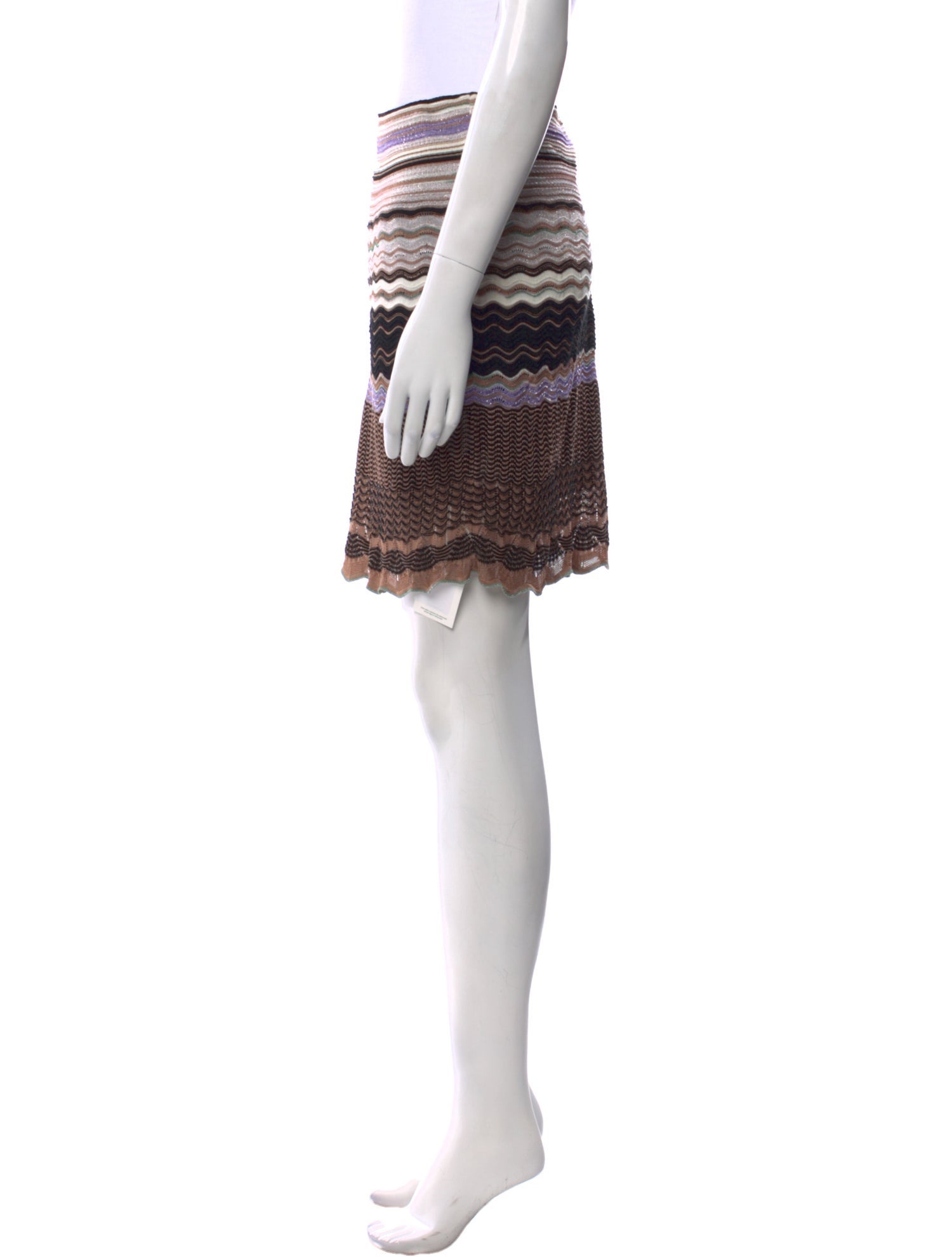 M Missoni Merino Wool Mini Skirt