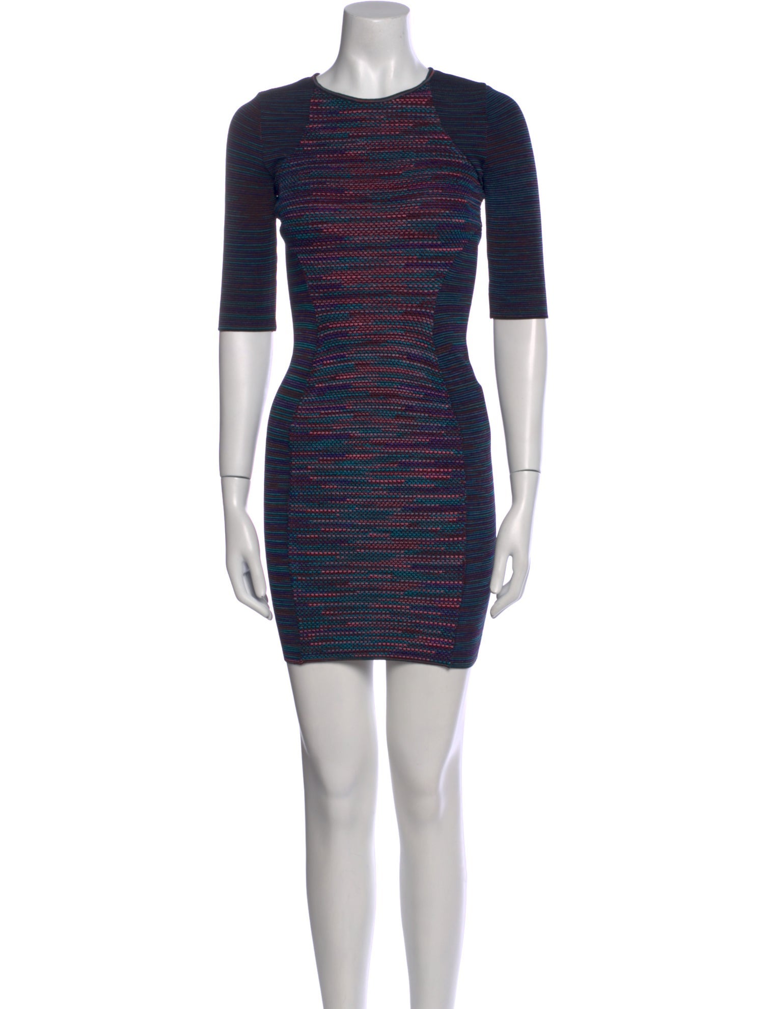 M Missoni Striped Mini Dress
