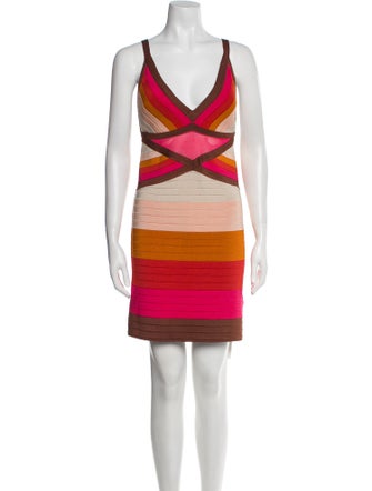 M Missoni Striped Mini Dress