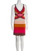 M Missoni Striped Mini Dress