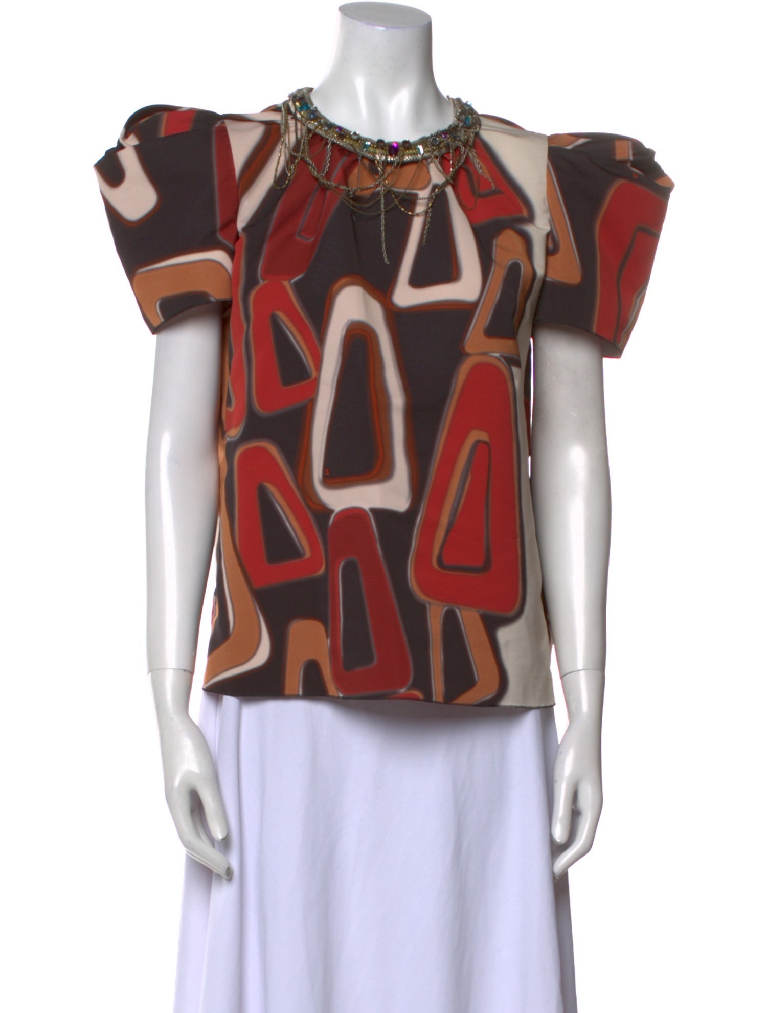 M Missoni Printed Crew Neck T-Shirt