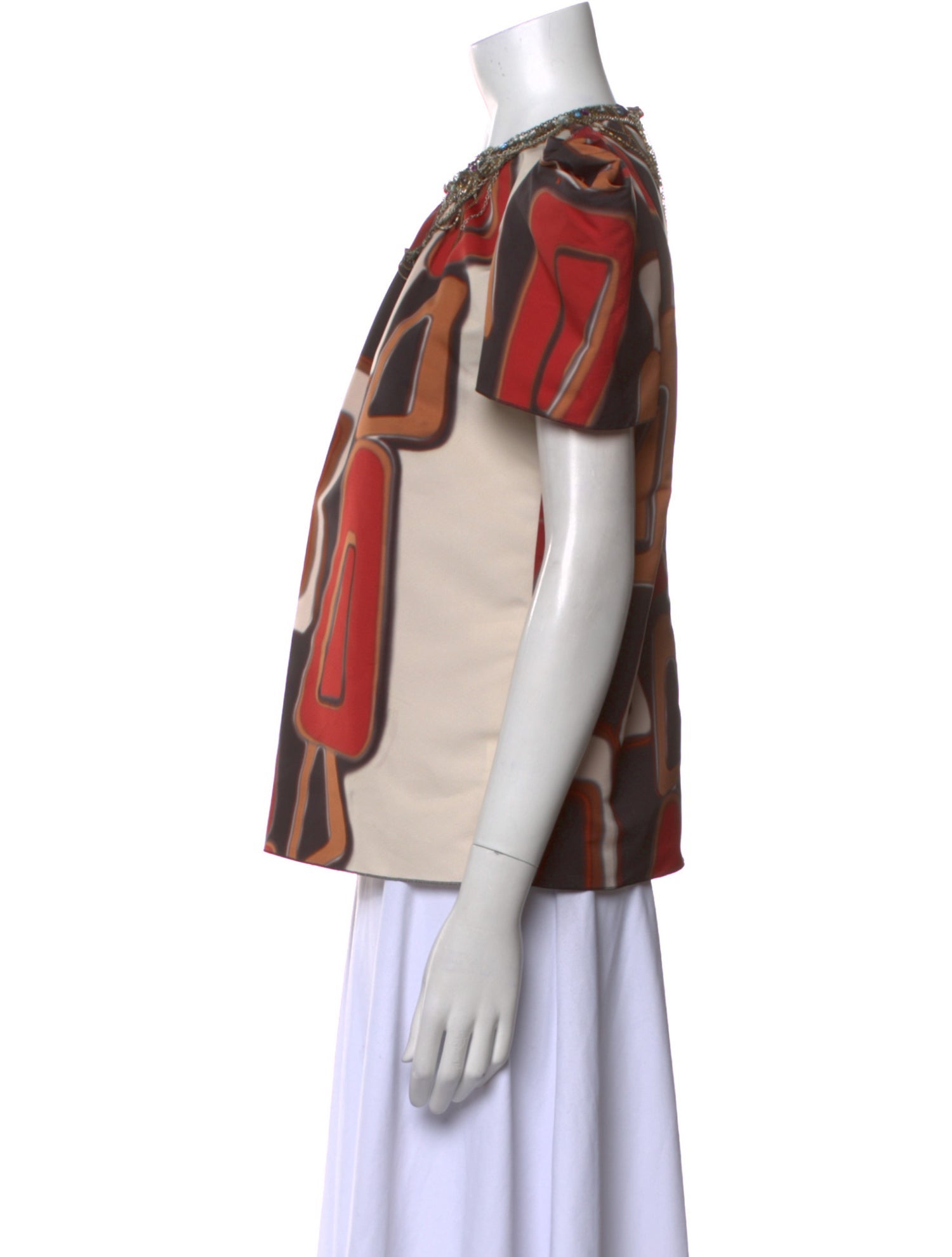 M Missoni Printed Crew Neck T-Shirt