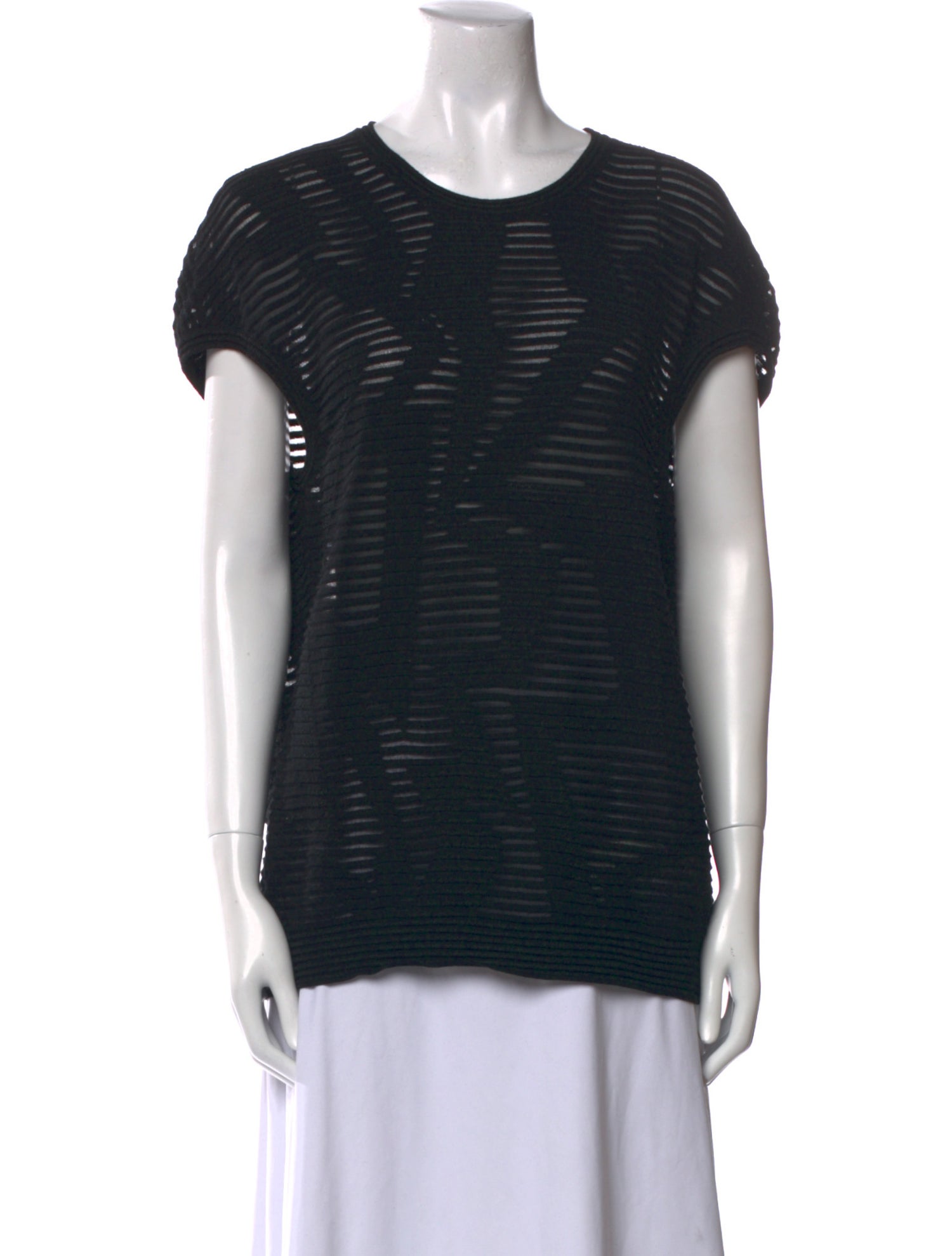 M Missoni Striped Crew Neck T-Shirt