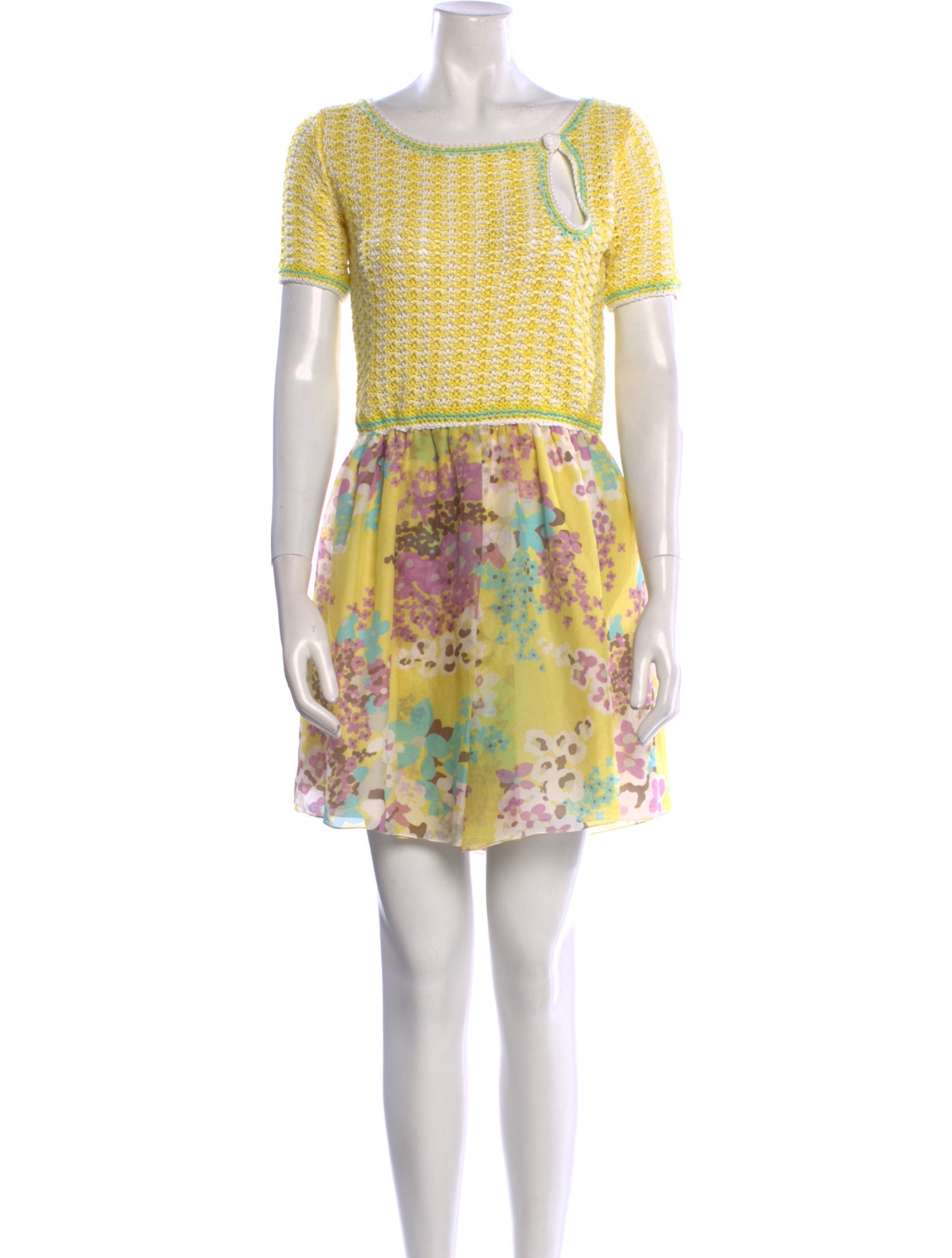 M Missoni Silk Mini Dress