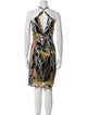 M Missoni Printed Knee-Length Dress
