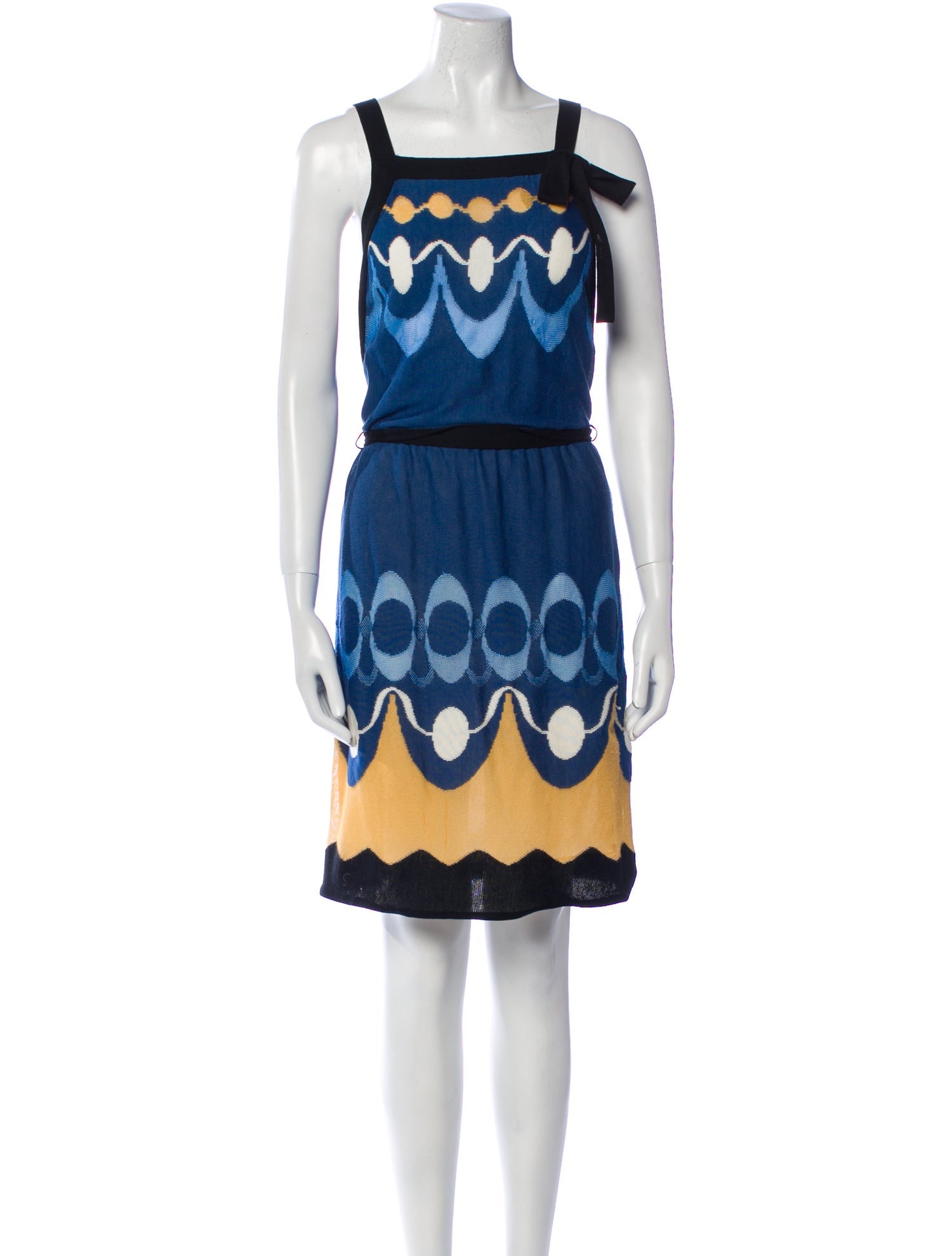 M Missoni Printed Knee-Length Dress
