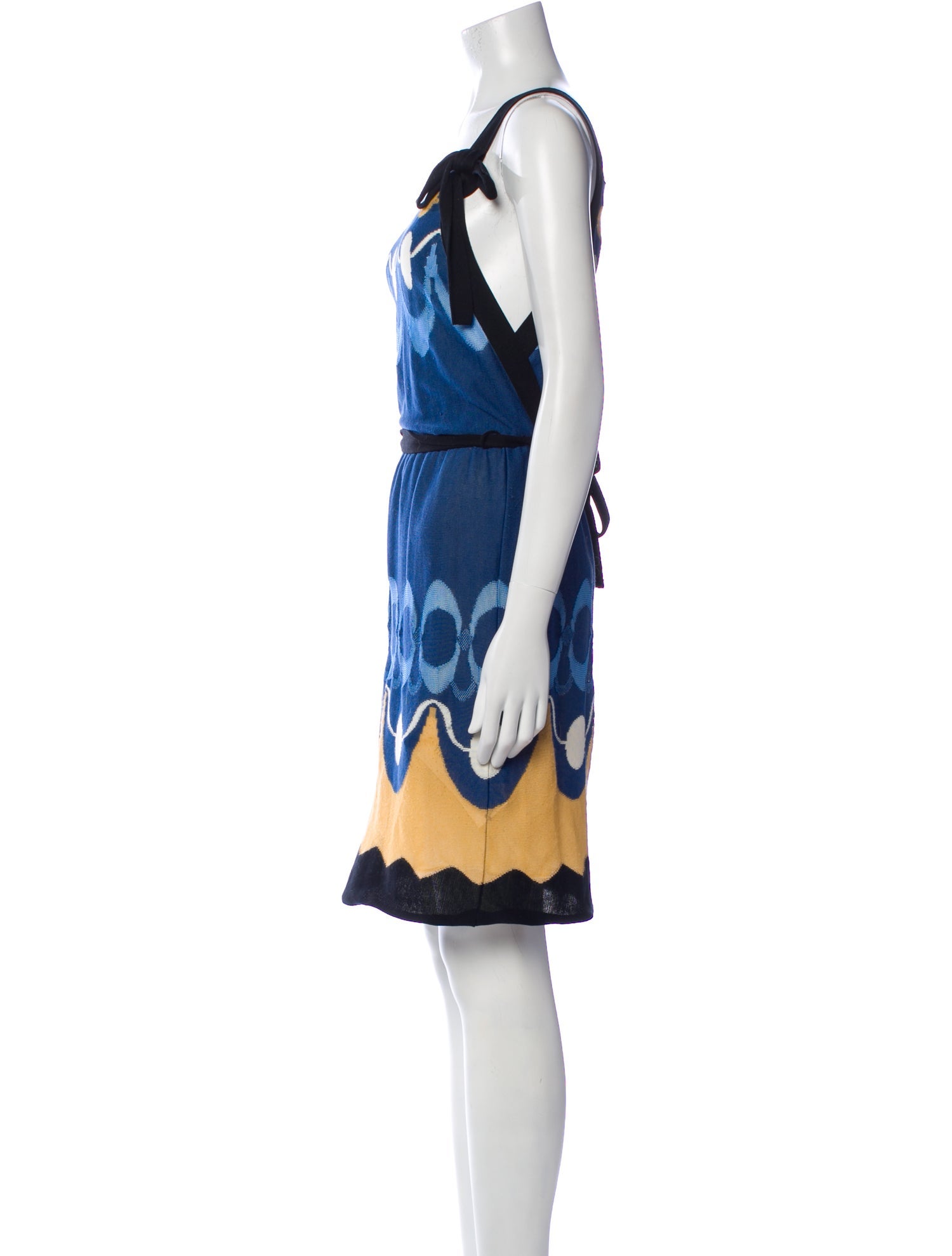 M Missoni Printed Knee-Length Dress