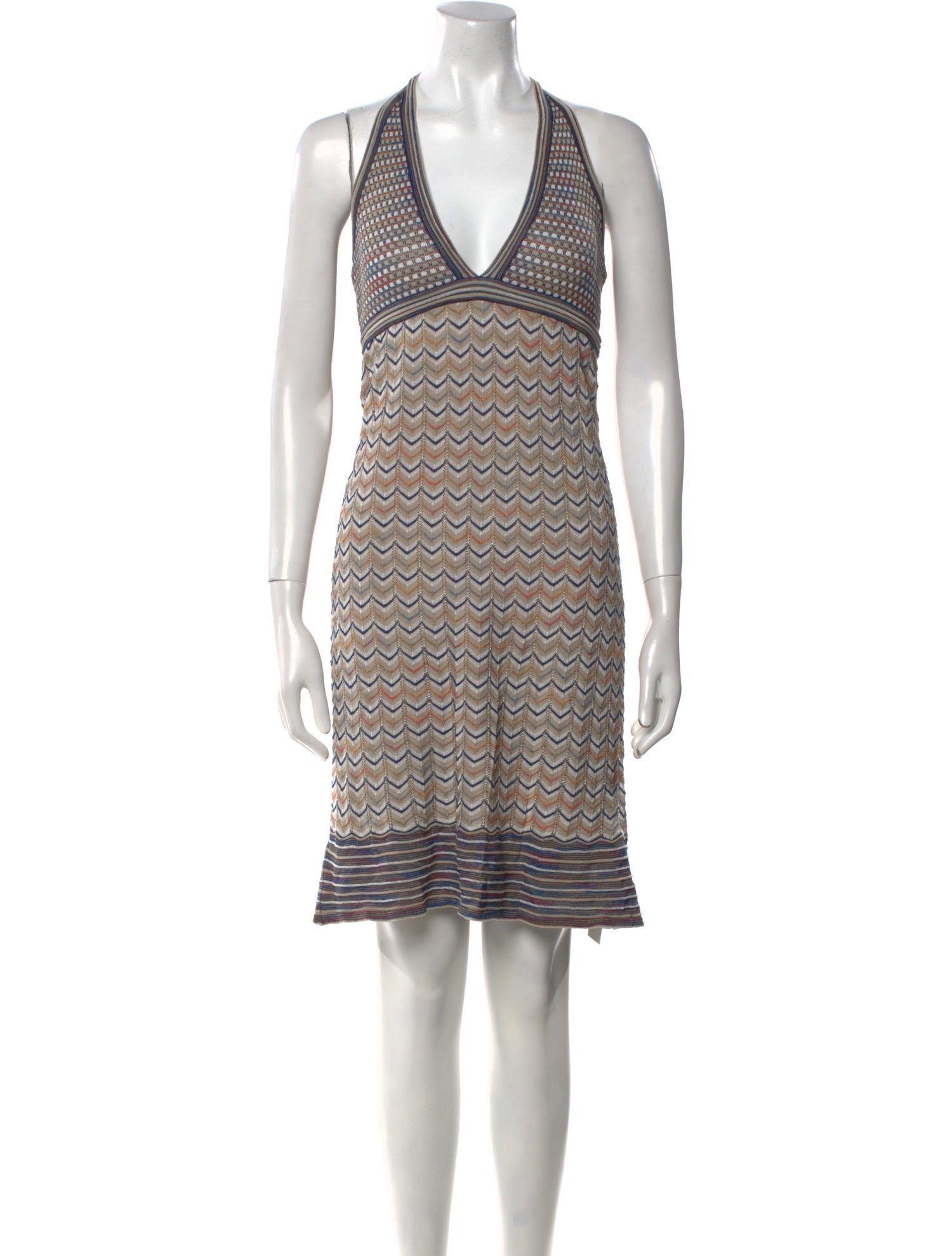 M Missoni Nylon Knee-Length Dress