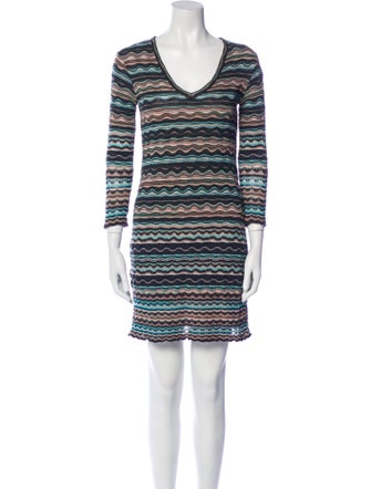 M Missoni Merino Wool Mini Dress