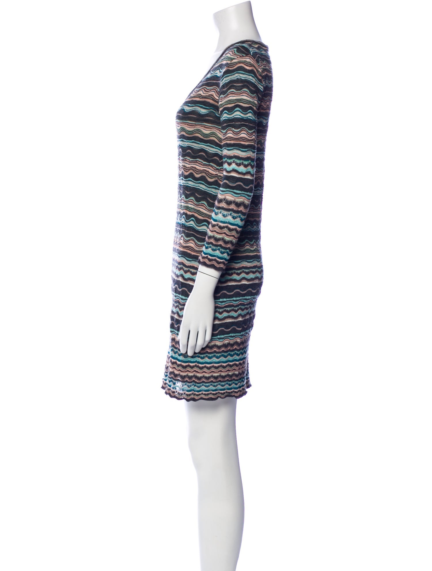 M Missoni Merino Wool Mini Dress