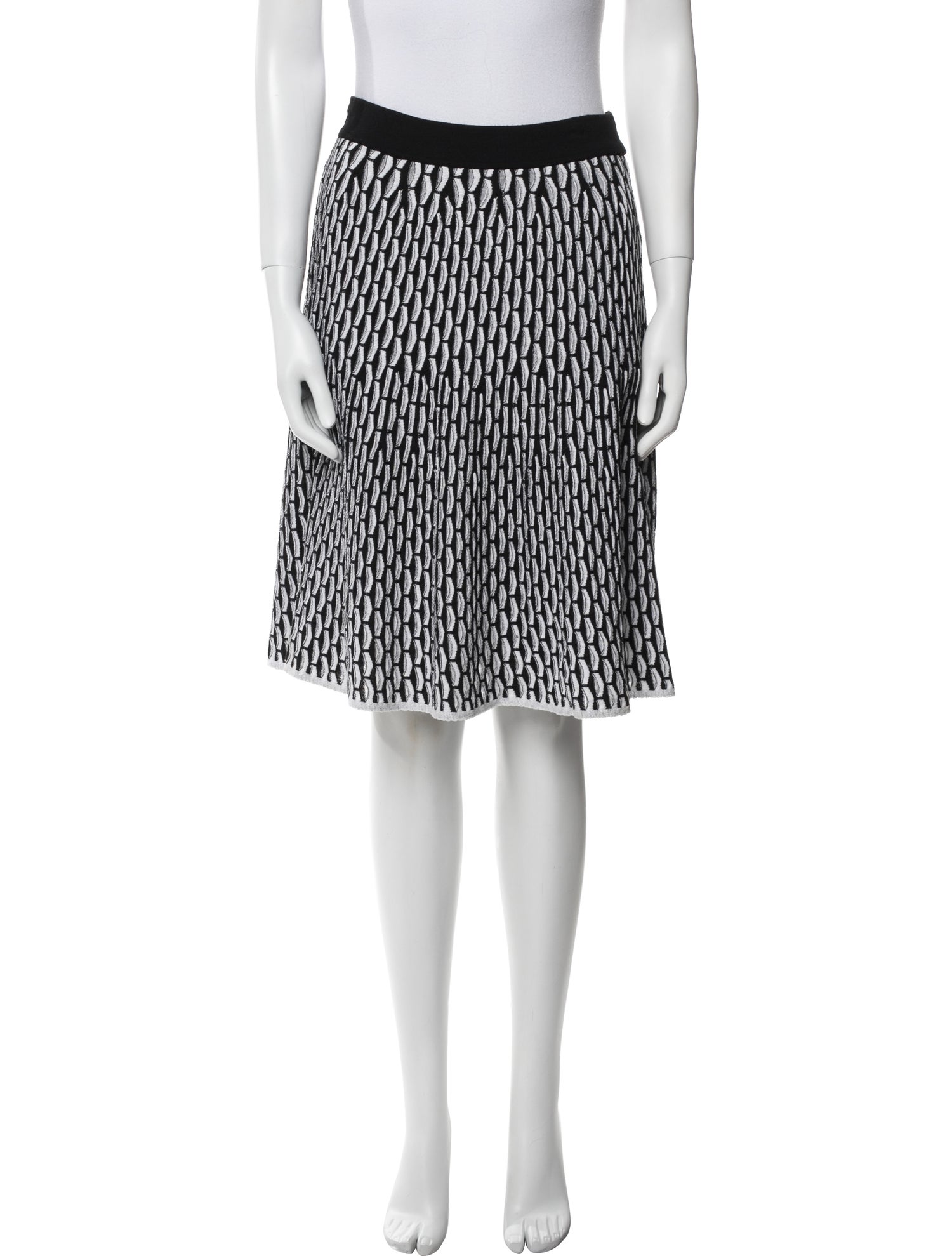 M Missoni Printed Knee-Length Skirt