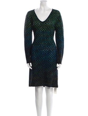 M Missoni Printed Mini Dress